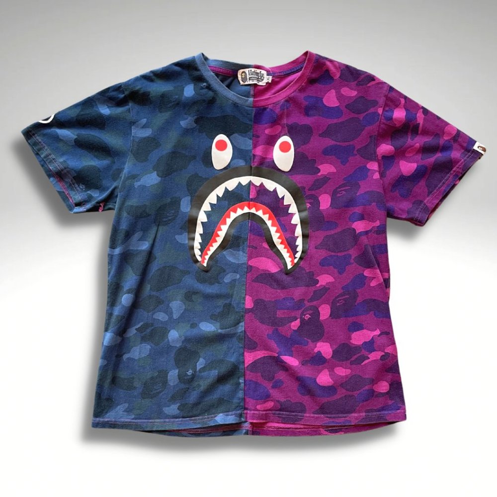 BAPE Split Shark Tee